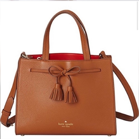 kate spade Handbags - Kate Spade Hayes Street Isobel Leather Satchel in Brown NWT